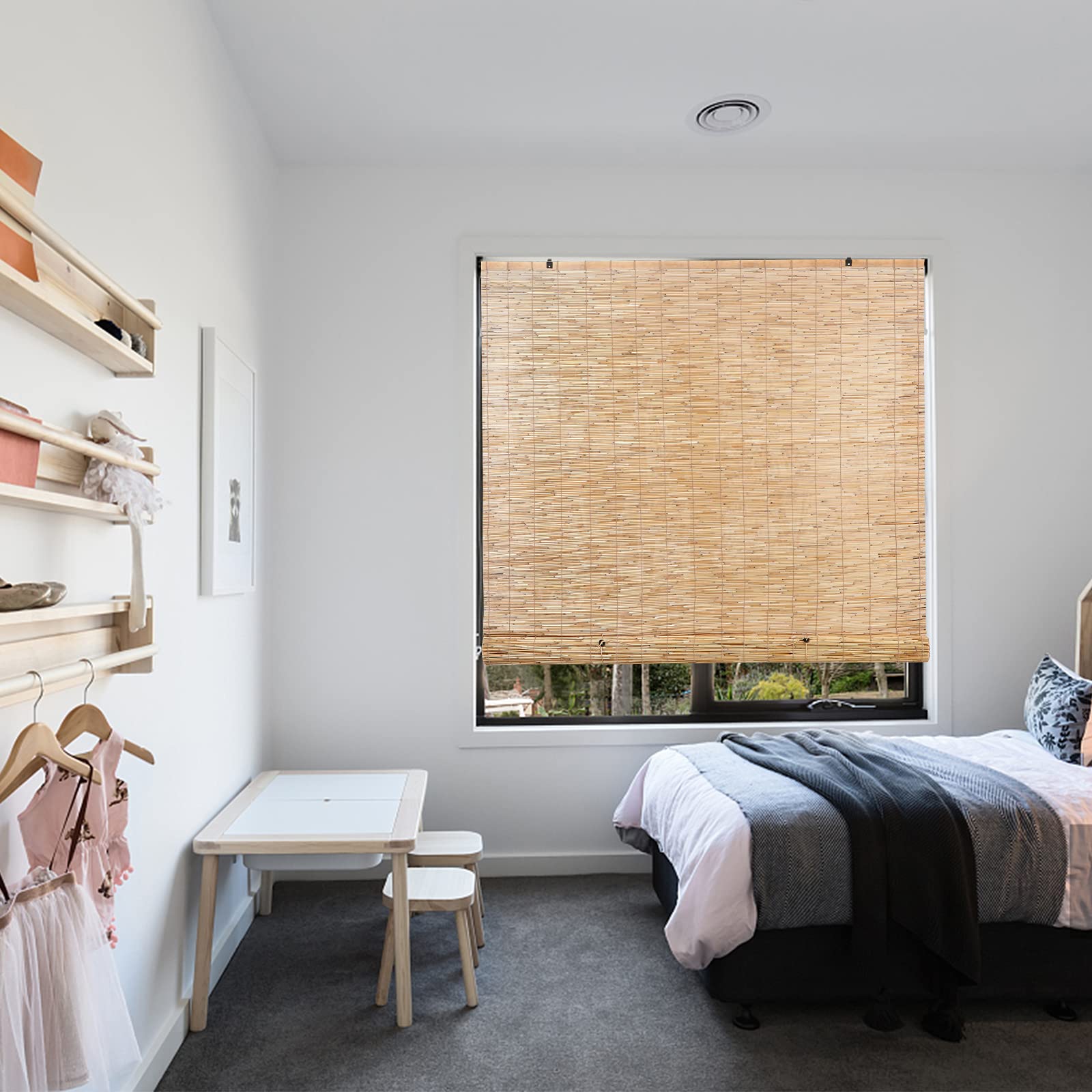 Amazon.com: Backyard X-Scapes Light-Filtering Cordfree Bamboo Reed